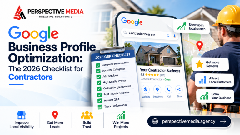 Google Business Profile Optimization: The 2026 Checklist for Contractors