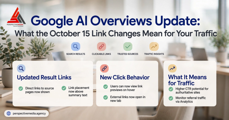 Google AI Overviews Update: What the October 15 Link Changes Mean for Your Traffic
