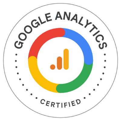 Google Analytics certification badge